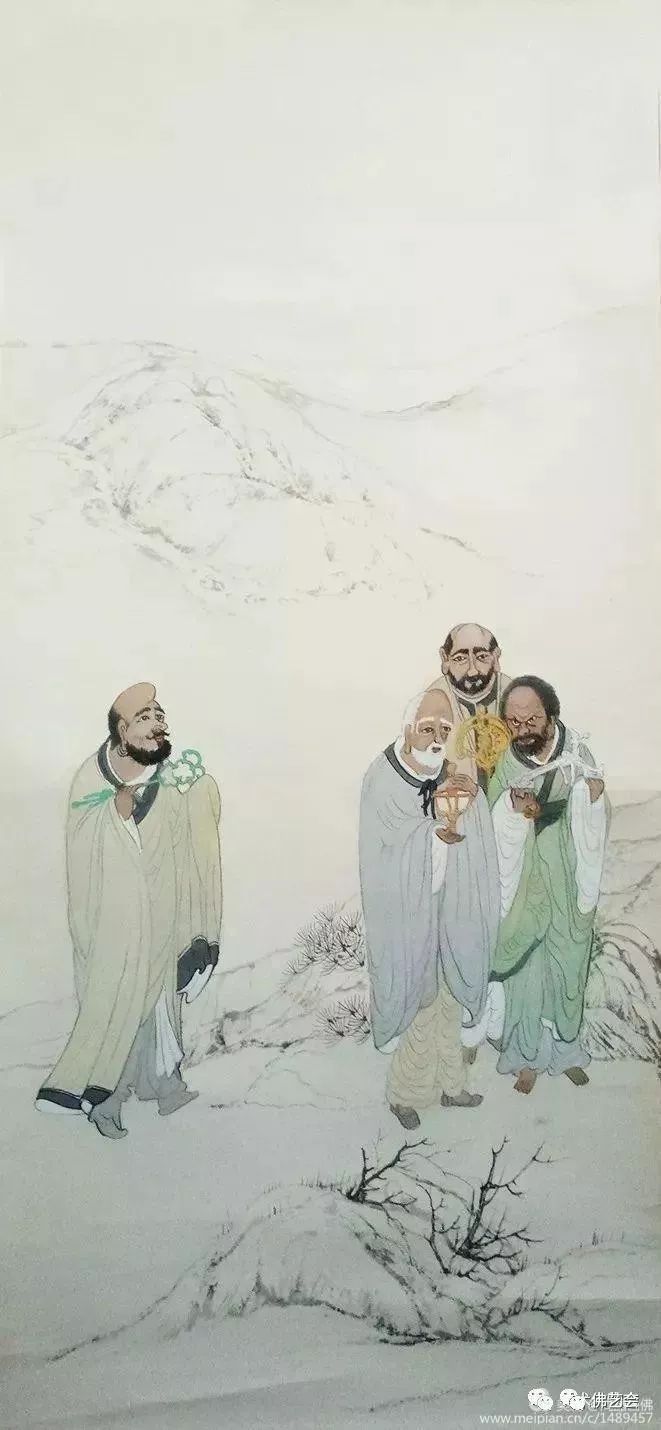 禅意和尚书法大师,中国著名禅意画画家