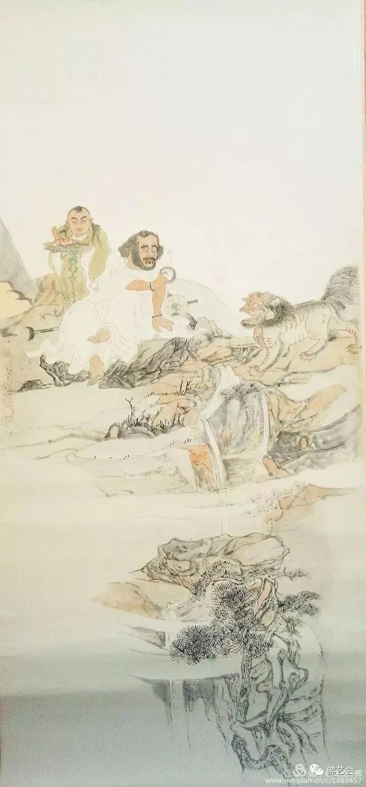 禅意和尚书法大师,中国著名禅意画画家