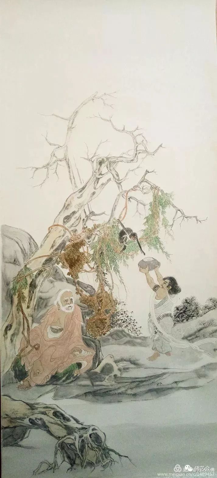 禅意和尚书法大师,中国著名禅意画画家