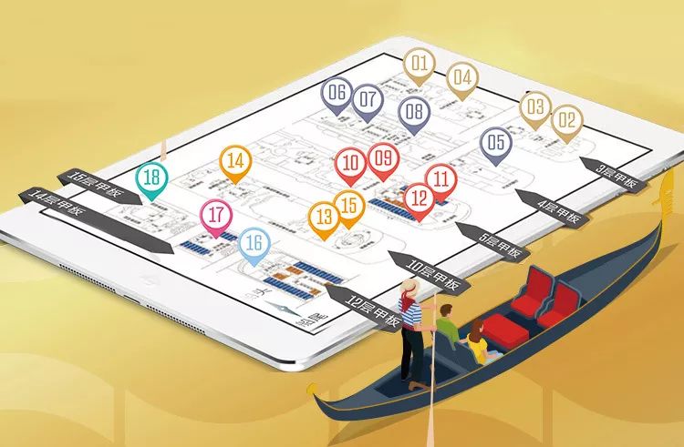 歌诗达邮轮最大最新的威尼斯号，今日在吴淞口国际邮轮港开启中国母港首航！