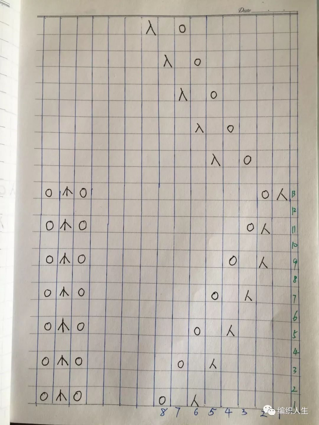 棒针波浪花样镂空马海毛衣图解,编织马海毛镂空小开衫