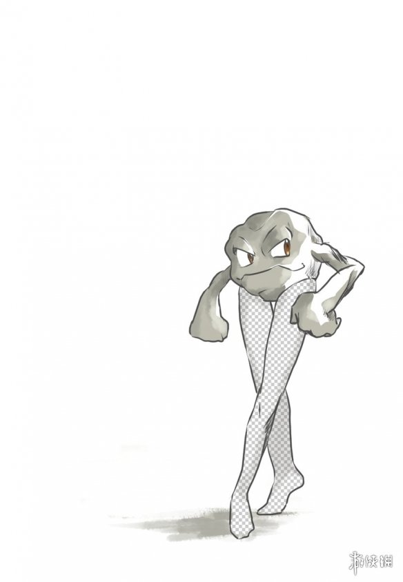 练过的人是看不见那双腿的！“岩手县小拳石”恶搞图