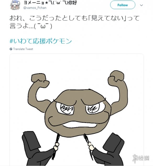 练过的人是看不见那双腿的！“岩手县小拳石”恶搞图