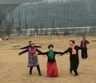 中国时髦大妈天秀姿势全解