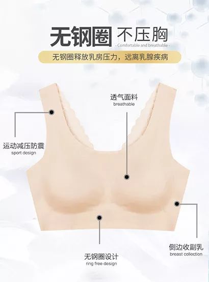 小红书同款爆款内衣聚拢女防下垂,小红书同款爆款夏季内衣女无钢圈