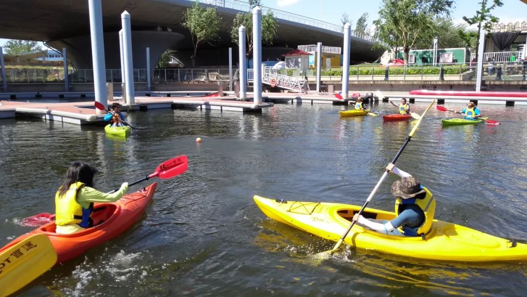 sup塑料皮划艇,summer皮划艇初体验