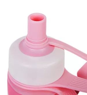 可以折叠的水壶好有创意,可以拉出来的爱心包包