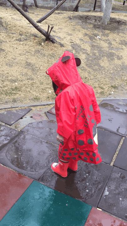 宝宝雨鞋雨衣1-3岁防滑可爱,儿童可爱超萌雨衣