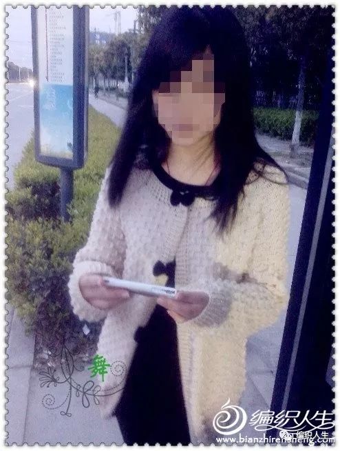 钩针编织的叶子花镂空外搭小外套,开衫爆米花毛衣编织教程完整版