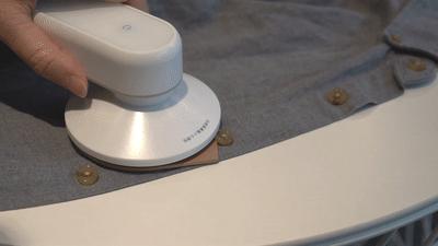 「海淘」OMG！这个巴掌大的电熨斗，不插电不加水能烫衣服，还能当充电宝