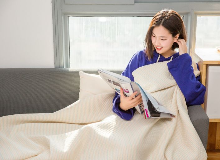 婴幼儿可用夏凉被,0甲醛,裸睡盖它更放心