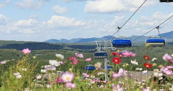 吉林滑雪场日出,吉林夏季营业滑雪场