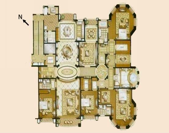 两处豪宅价值数亿真是让人羡慕,价值100个亿的一套豪宅是怎么样