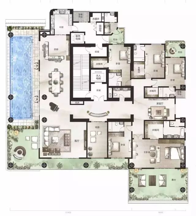 两处豪宅价值数亿真是让人羡慕,价值100个亿的一套豪宅是怎么样