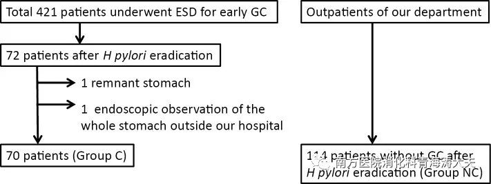 胃黄色瘤可能是除菌后早期胃癌的预测标志物之一