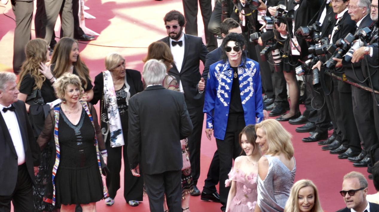 迈克尔杰克逊走戛纳电影节红毯,迈克杰克逊法国电影节