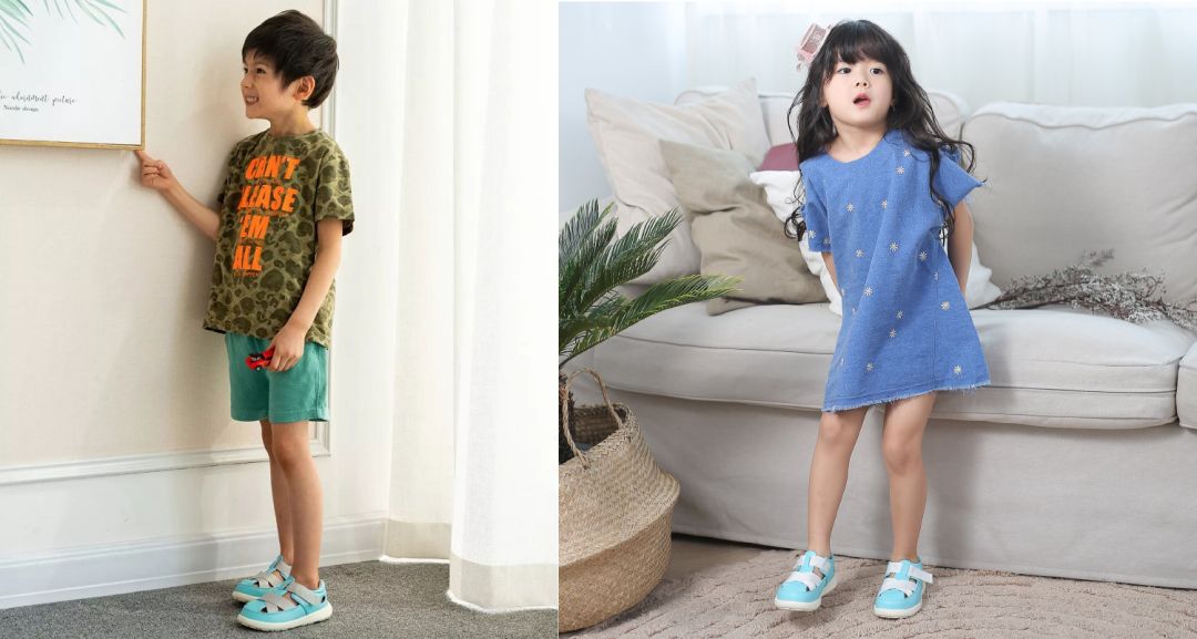 小蓝羊儿童凉鞋,舒适百搭不磨脚粗跟凉鞋推荐