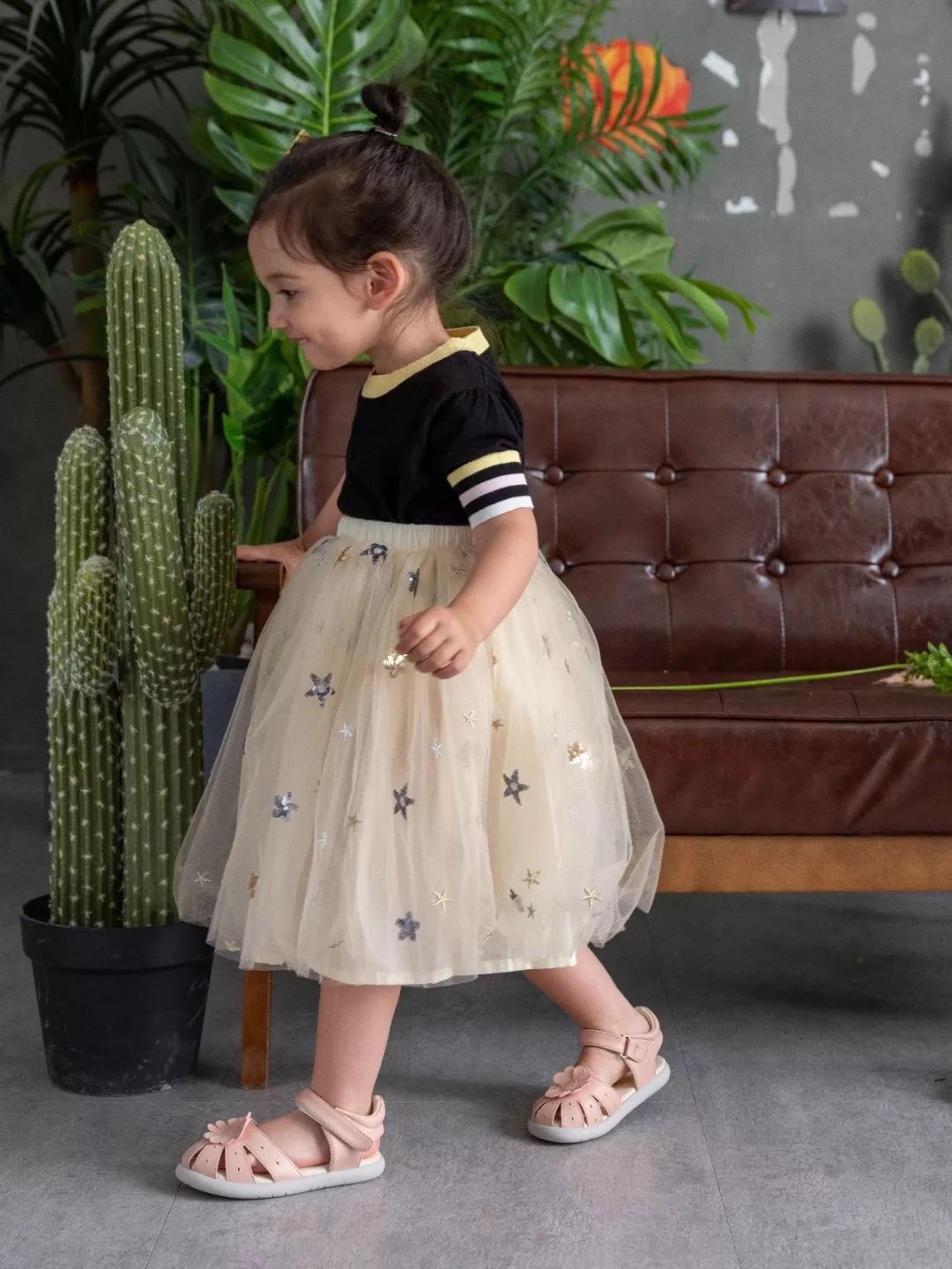 小蓝羊儿童凉鞋,舒适百搭不磨脚粗跟凉鞋推荐