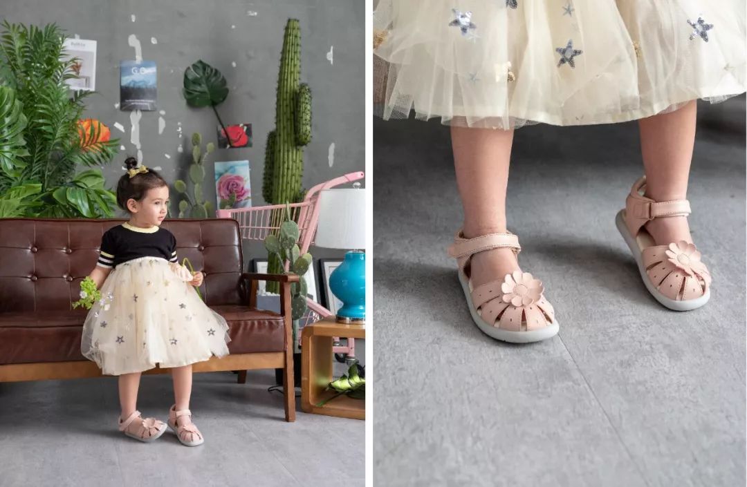 小蓝羊儿童凉鞋,舒适百搭不磨脚粗跟凉鞋推荐