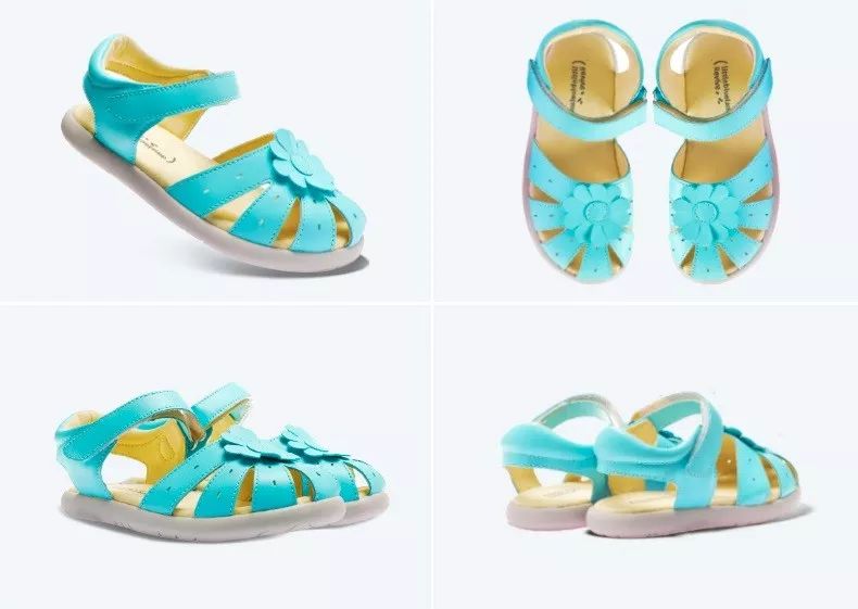 小蓝羊儿童凉鞋,舒适百搭不磨脚粗跟凉鞋推荐