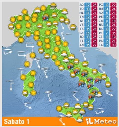 意大利6月中旬天气情况,意大利天气最新消息今天