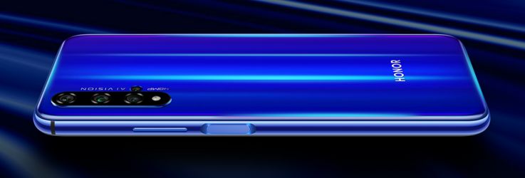 目前荣耀20的8+128g售价2099元,荣耀20最新报价官方网