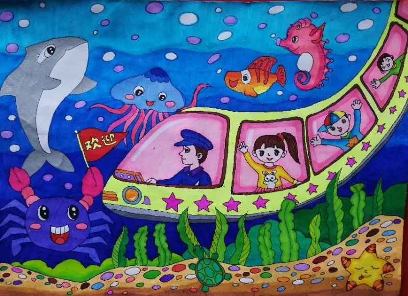 画火车大比拼!谁家娃这么优秀?