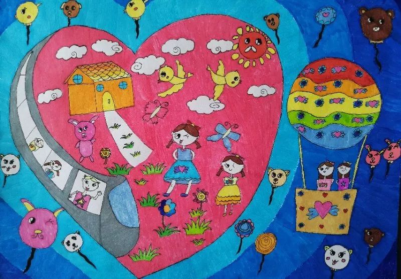 画火车大比拼!谁家娃这么优秀?