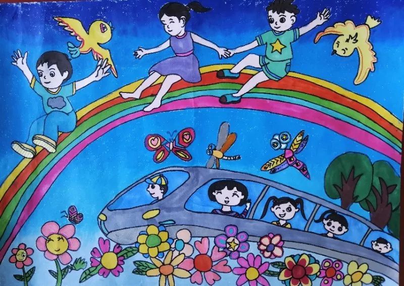 画火车大比拼!谁家娃这么优秀?