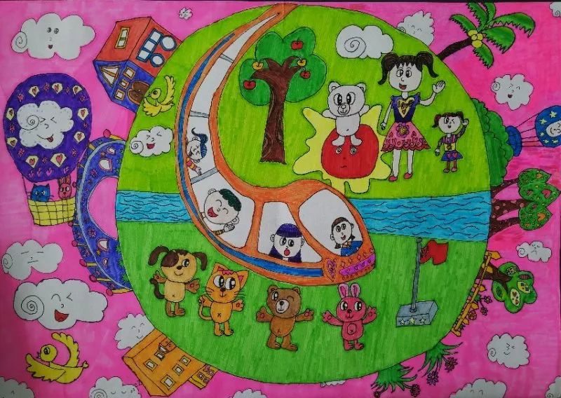 画火车大比拼!谁家娃这么优秀?