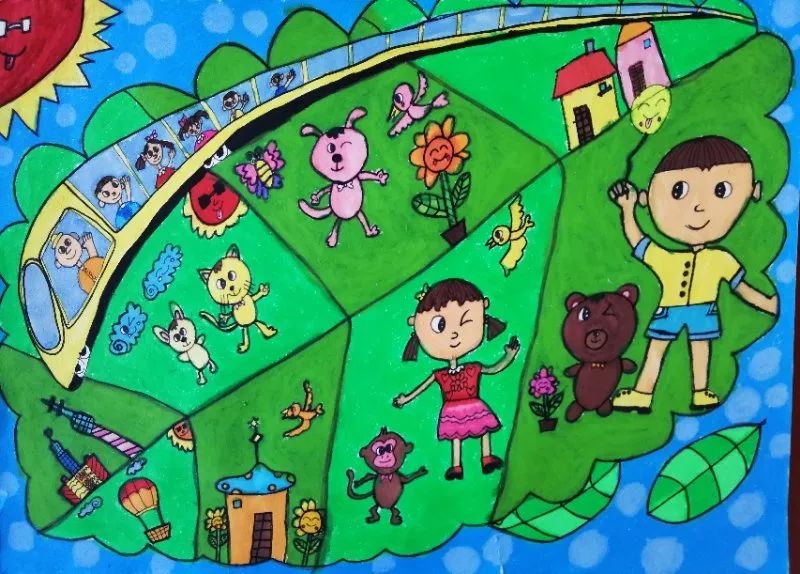 画火车大比拼!谁家娃这么优秀?