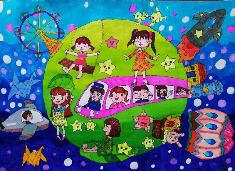 画火车大比拼!谁家娃这么优秀?