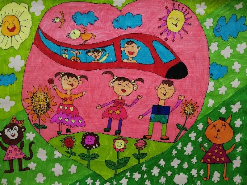 画火车大比拼!谁家娃这么优秀?