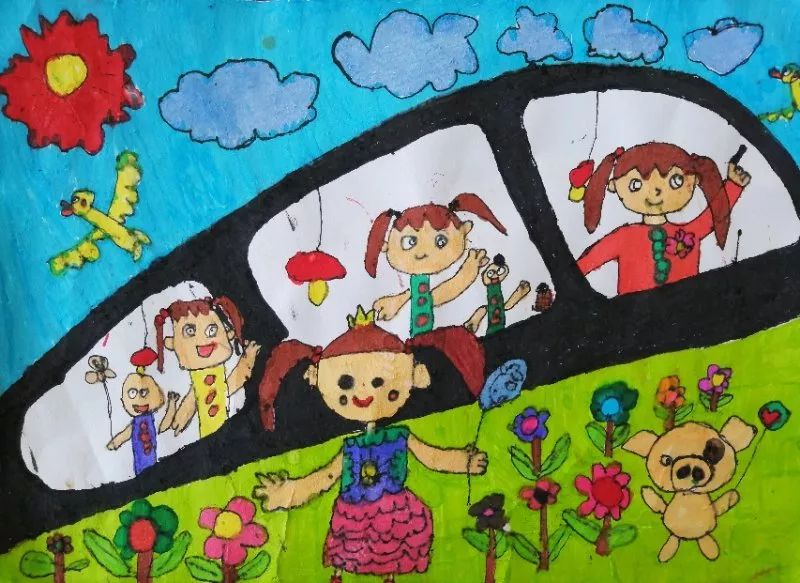 画火车大比拼!谁家娃这么优秀?