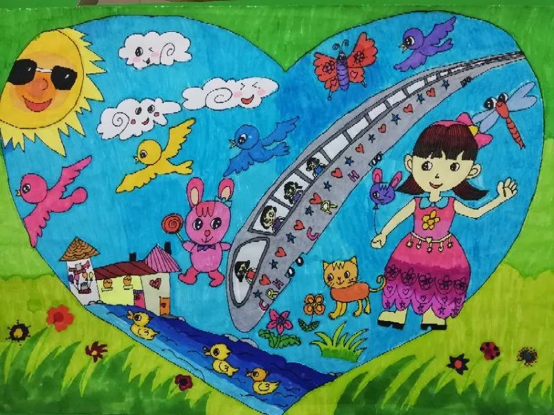 画火车大比拼!谁家娃这么优秀?