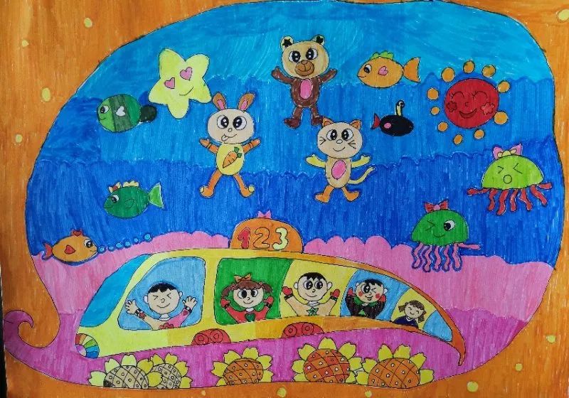 画火车大比拼!谁家娃这么优秀?