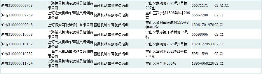 宝山学车哪个驾校比较好,宝山区驾校哪家靠谱