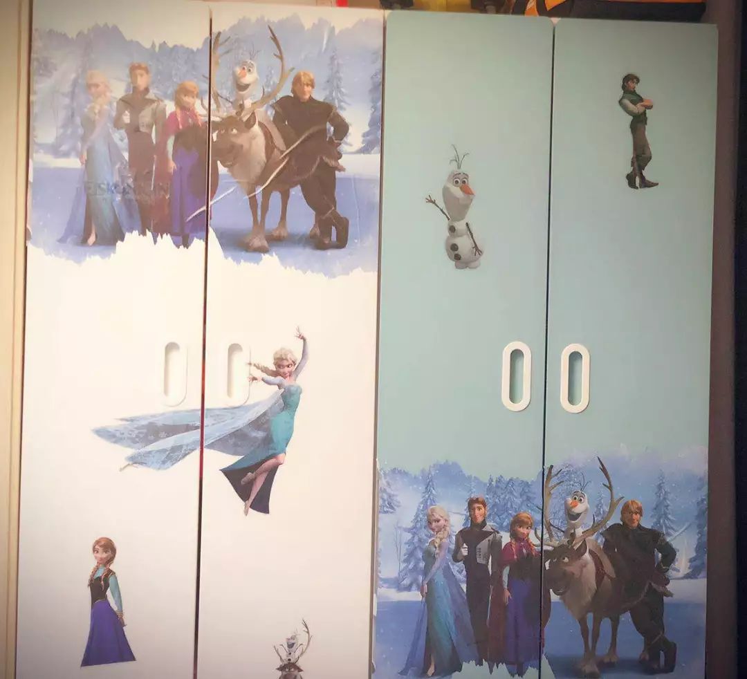 冰雪奇缘主题的儿童房,冰雪奇缘主题儿童房