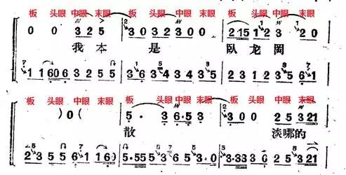 戏曲的调子一样,戏曲的唱腔和动作