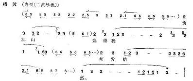 戏曲的调子一样,戏曲的唱腔和动作