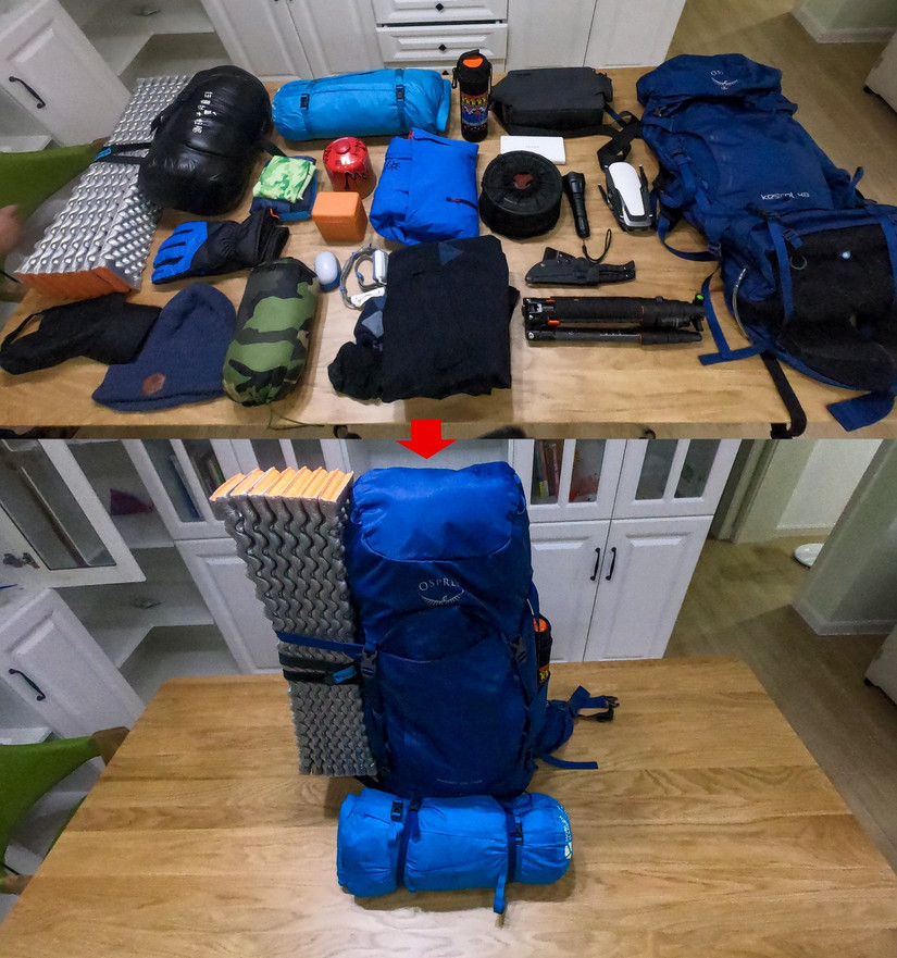 小鹰登山包老款新款区别,小鹰登山包65升效果