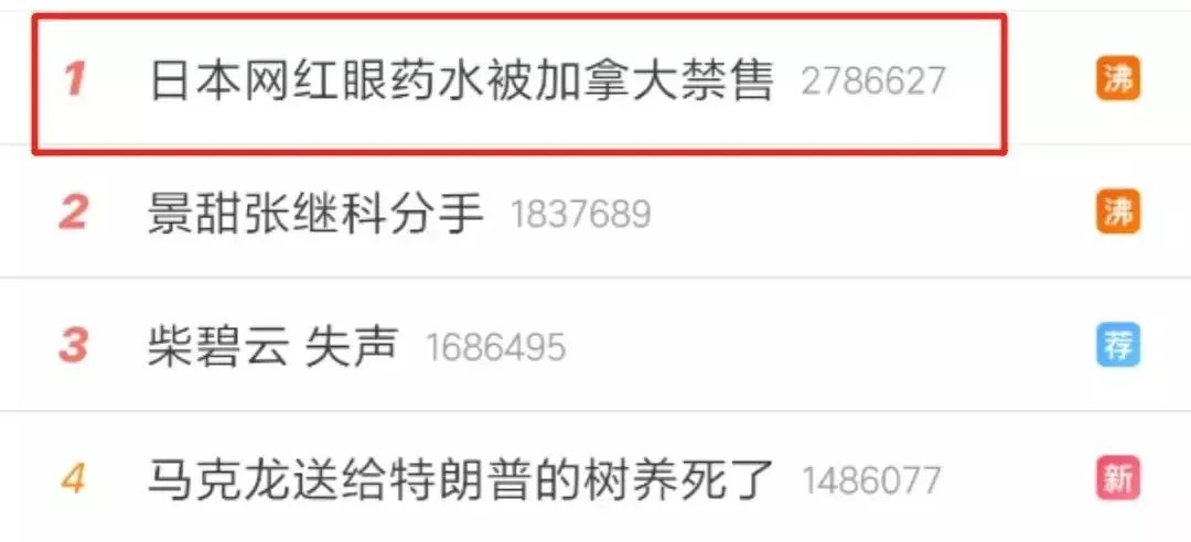 日本网红眼药水别再用了真的会瞎,日本网红眼药水成祸害