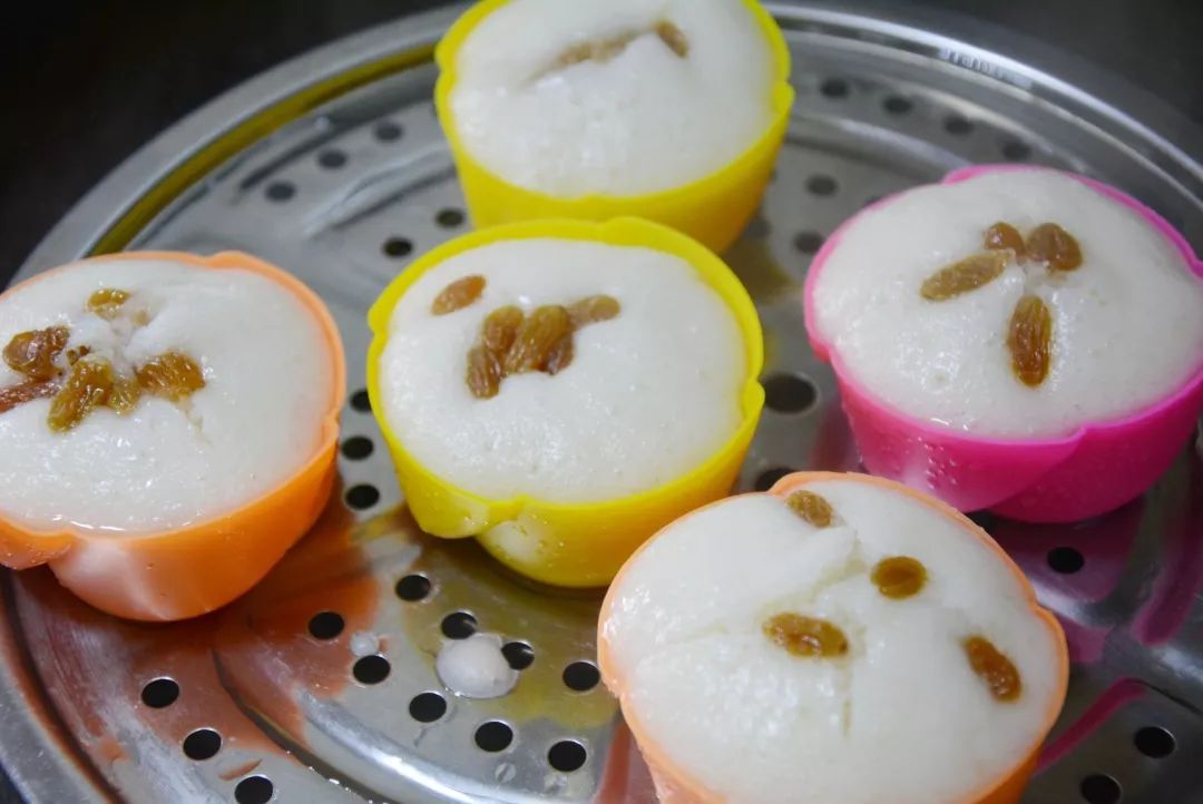 传统大黄米蒸米糕的制作方法,温州传统手工桂花夹心米糕的做法