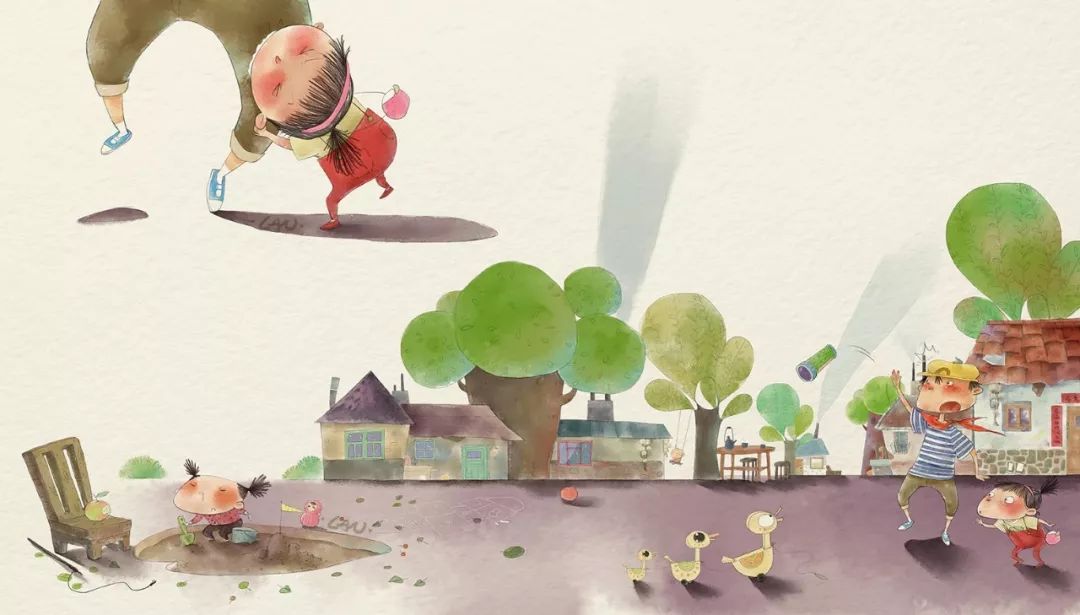 商业儿插绘本「ps板绘仿水彩风」10节课报名啦，绘本的深入绘制