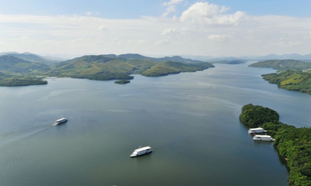 天目湖航拍美景,天目湖风景区航拍