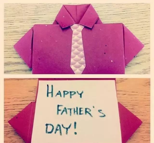 父亲节礼物手工贺卡简单有惊喜,父亲节手工花小礼物简单又漂亮