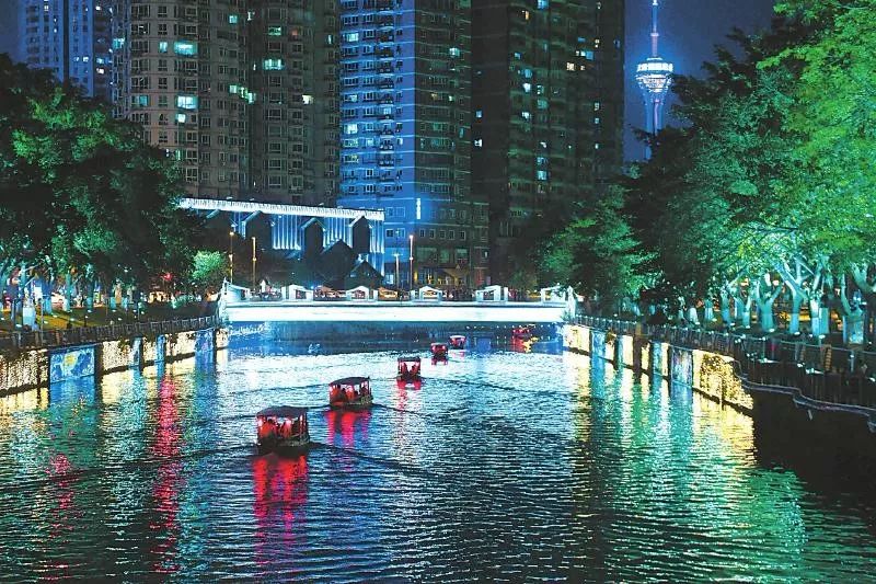 成都美图夜景,高清成都美景的图片
