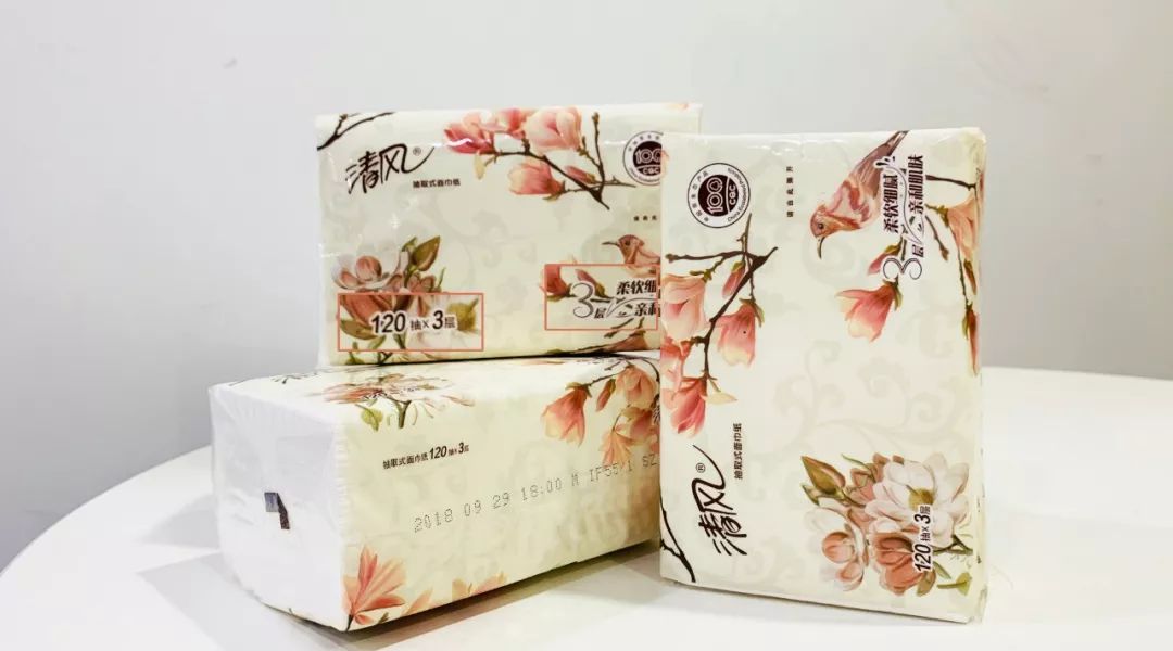 清风纸巾官方旗舰店直播,清风纸巾100抽有多厚