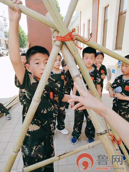 齐鲁少年军校军事夏令营,鲁网德州小记者