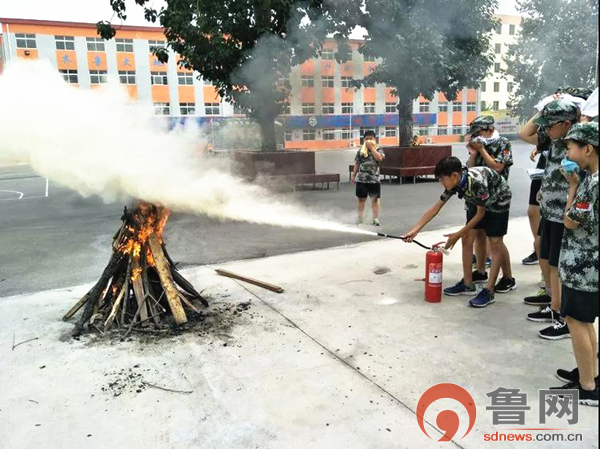 齐鲁少年军校军事夏令营,鲁网德州小记者